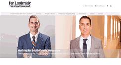 Desktop Screenshot of faheyiplaw.com